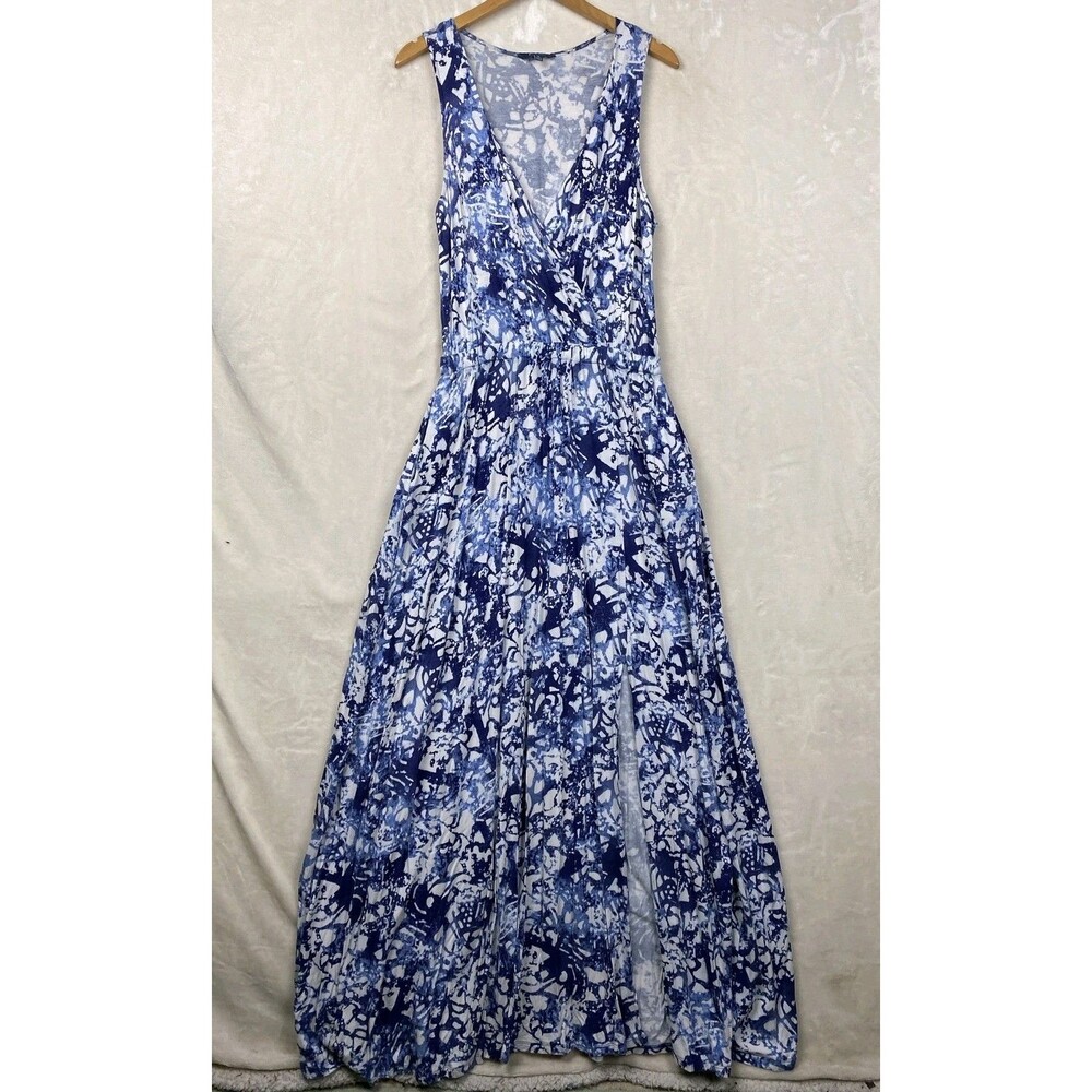 Peter Som Sleeveless St. Barth's Maxi Dress Womens Medium Cocktail